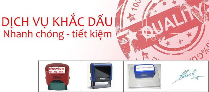 Khắc dấu Việt Tín - Dịch vụ làm con dấu lấy ngay, giá rẻ tại Hà Nội