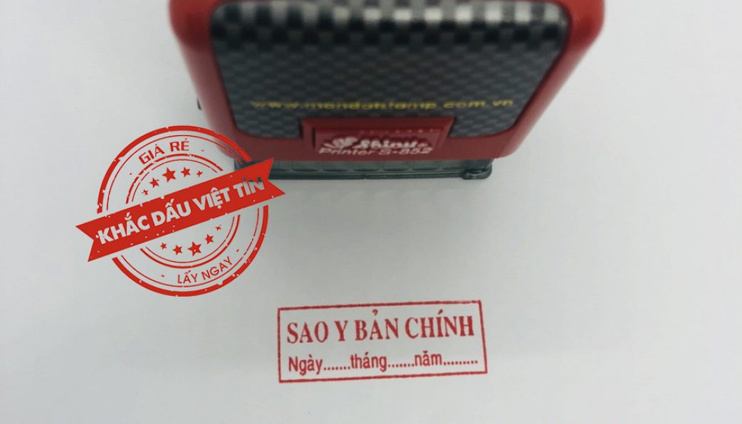 Khắc Dấu Sau Y Bản Chính: Những Điều Cần Lưu Ý
